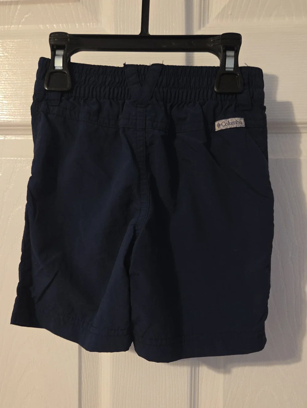 NWOT. 3T Columbia Boys' Short Sleeve Button-Front Shirt and Navy Shorts
